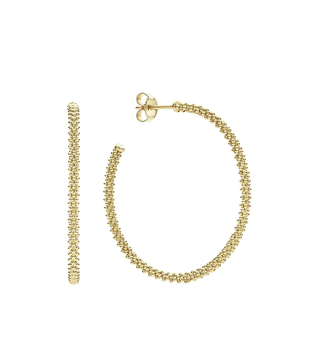 18k gold caviar the best hoop earrings